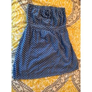 Polka Dot Strapless Top/Dress